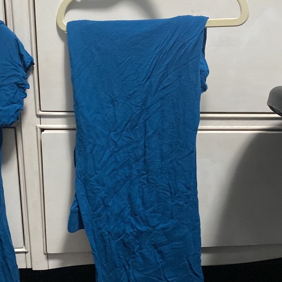 Kindred Bravely Nursing and Maternity PJ Teal size M - Picture 3 of 5